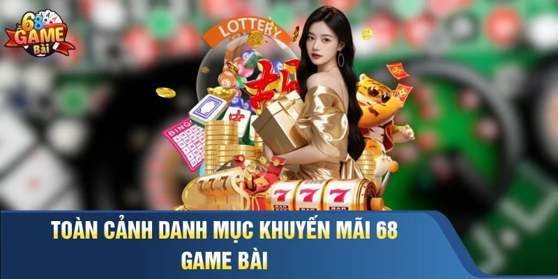 Toàn cảnh danh mục khuyến mãi 68 Game Bài